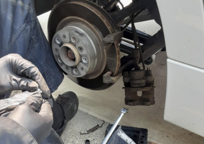 this image shows mobile brake repair in Rockford
